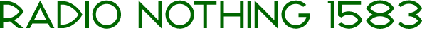 Radio Nothing 1583